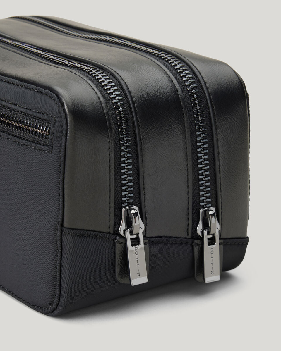 Nylon Washbag, Black, hi-res
